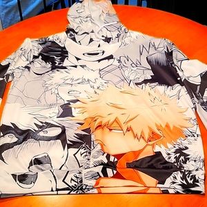 Anime Katsuki Bakugo -My Hero Acadamia Hooded sweatshirt